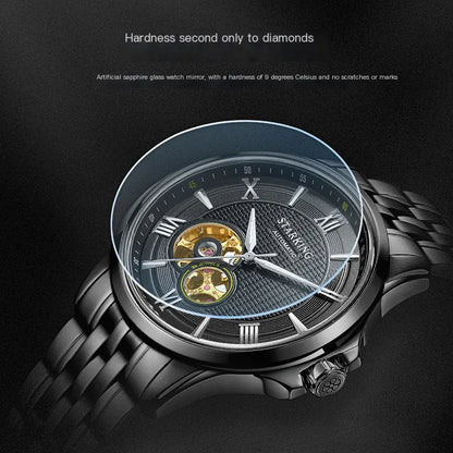 Black Star Royal Men's Watch - Steel Sapphire Automatic