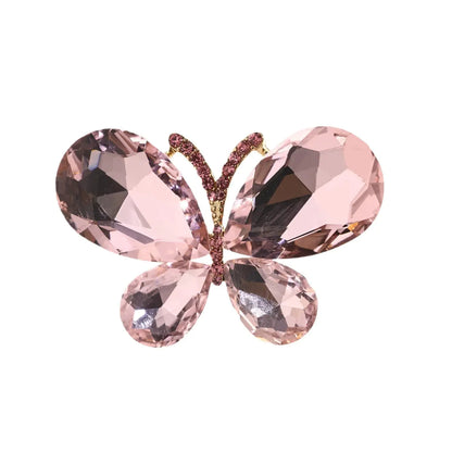 Luxury Animal Rhinestone Butterfly Brooch for Women