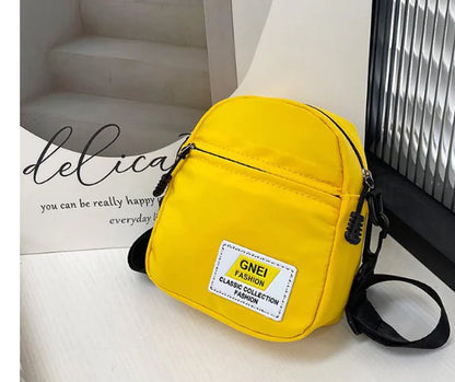 Mini Canvas Crossbody Bag for Men and Women