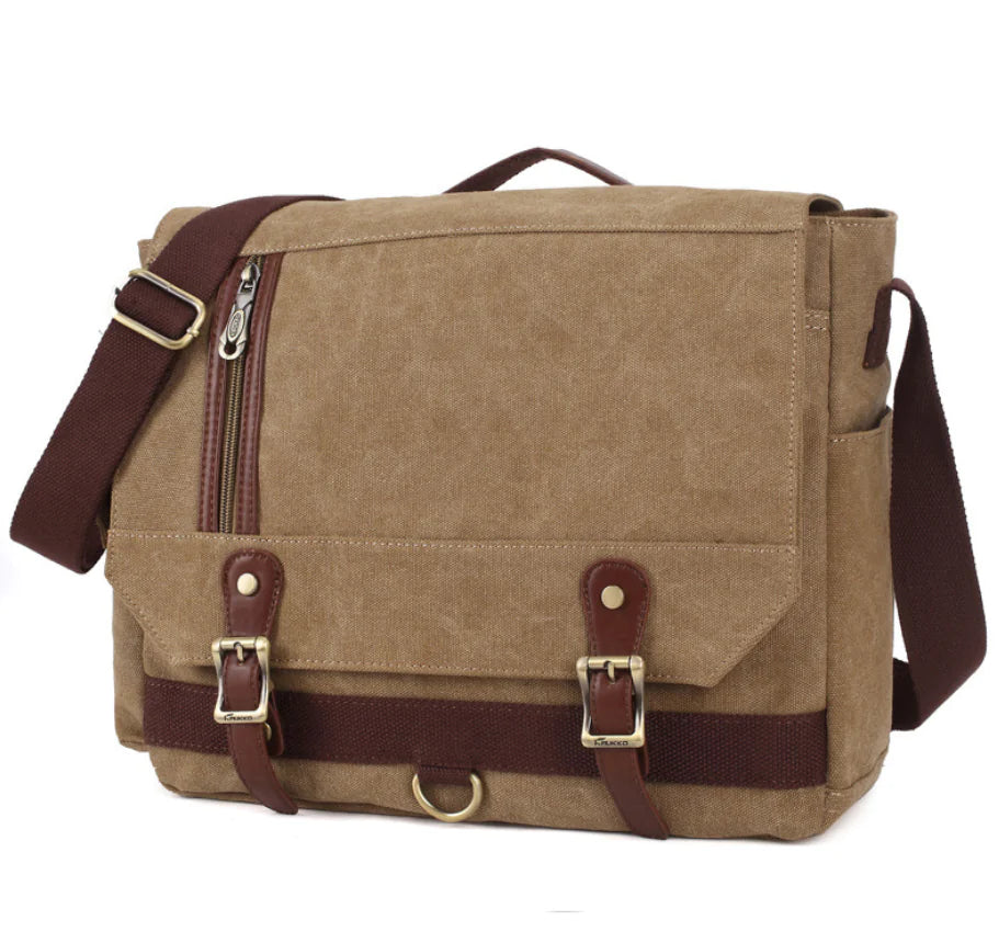 Retro Canvas Messenger Bag for Men - FG264