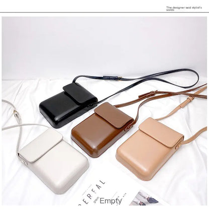 Retro Halterneck Mini Messenger Bag for Men & Women