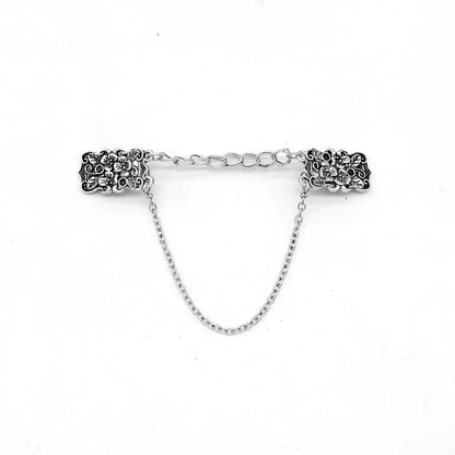 Fashion Vintage Floral Silver Brooch for Shirts and Scarves