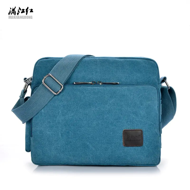 Vintage Canvas Crossbody Bag for Men