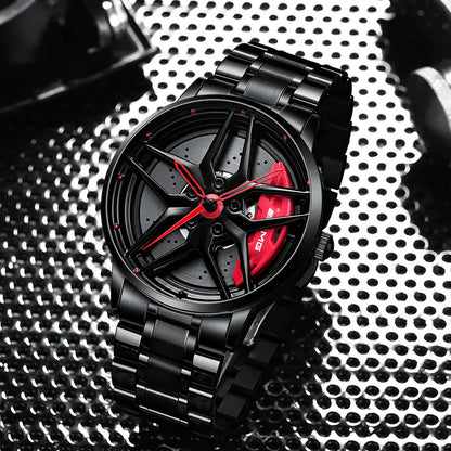 Men's Fashion Stereo Watch - Pentagram Forging Hub Model