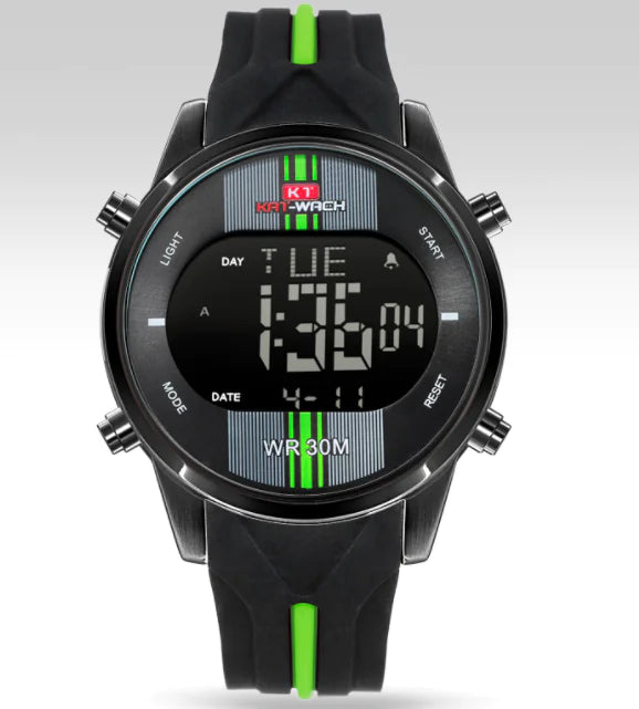 Fashion Waterproof Sports Countdown Watch - Kat Watch