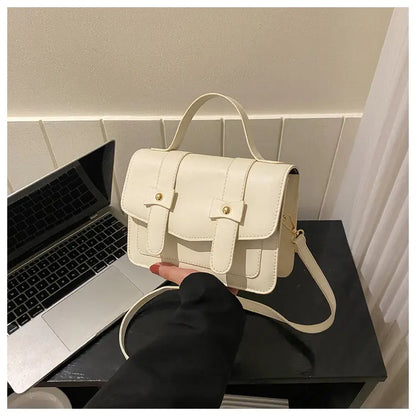 Retro Casual Crossbody Bag with Simple Texture