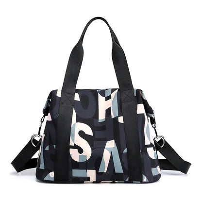 Large Capacity Letter Shoulder Bag for Women