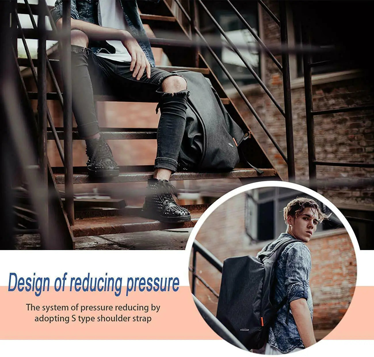 Crossbody Messenger Bag for Men - Urban Cycling Style