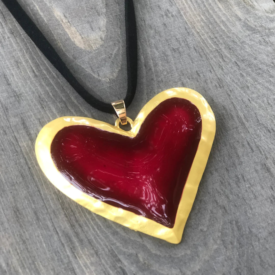 Red Heart Necklace