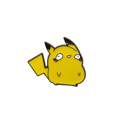 Cute Pokémon Brooch - Pikachu Couple Anime Pin