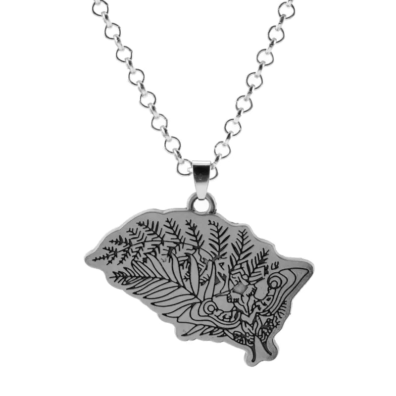 Rocket Ship Brooch Necklace Accessory