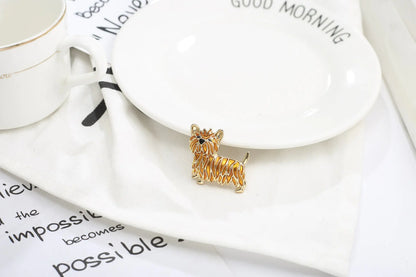 Lion Brooch with Fluffy Dog Design for Girls