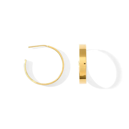 Chunky Bombshell Hoop Earrings