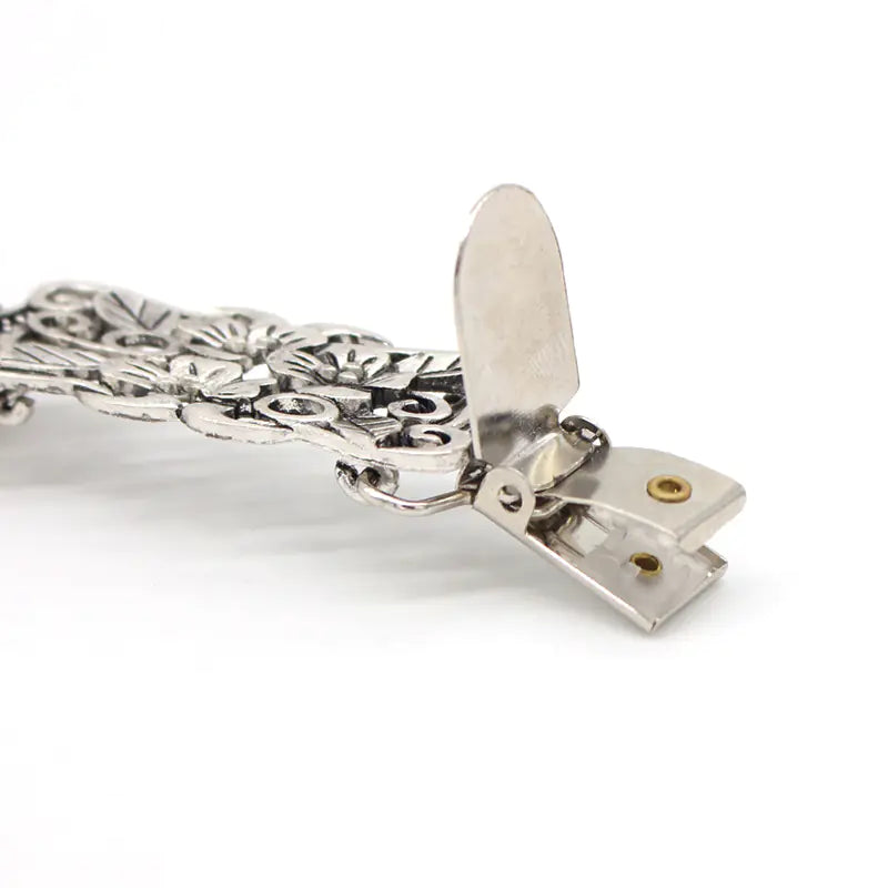 Korean Vintage Scarf Clip with Duckbill Brooch