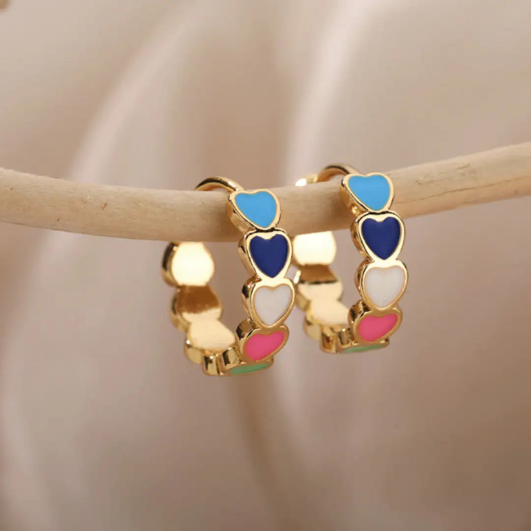 Zahra Earrings - Bold Statement Jewelry | Aethel Adorn