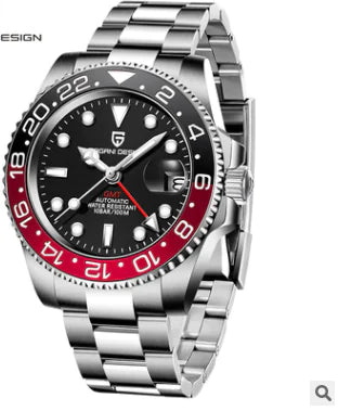 Calendar Luminous Men's Stainless Steel Watch