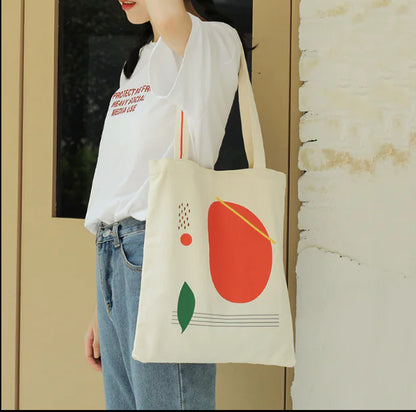Canvas Shoulder Bag - Artistic Tote Bag