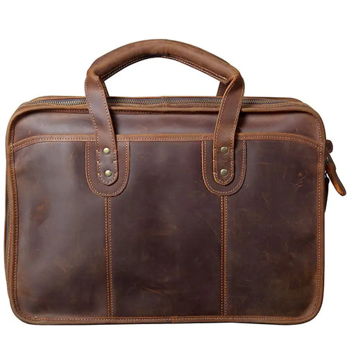 Handmade Leather Laptop Bag for Men