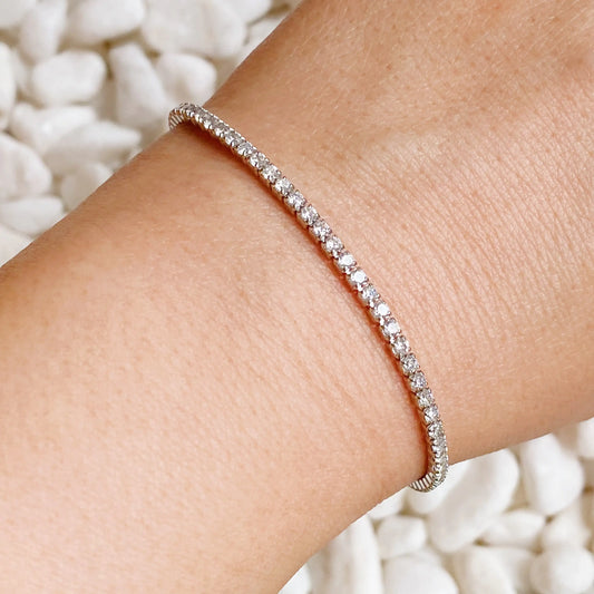 Elena Sterling Silver Tennis Bracelet
