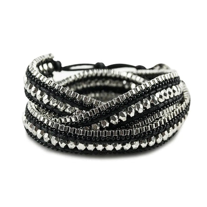 Midnight Black Bling Bracelet - Sparkle Jewelry | Aethel Adorn