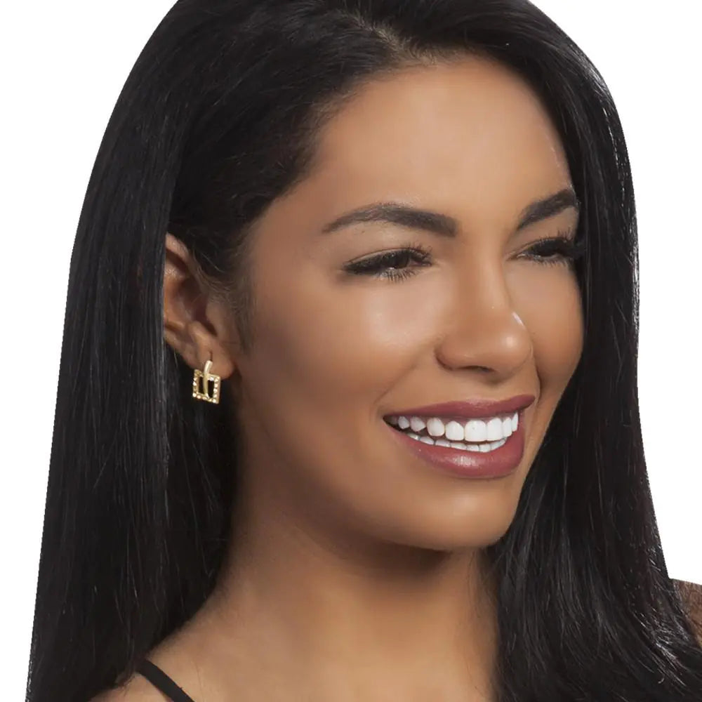 Lucy Gold Earrings - Elegant Statement Jewelry | Aethel Adorn