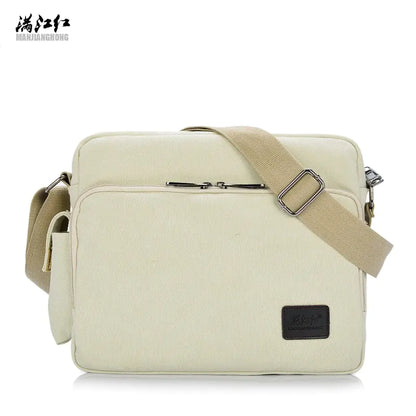 Vintage Canvas Crossbody Bag for Men