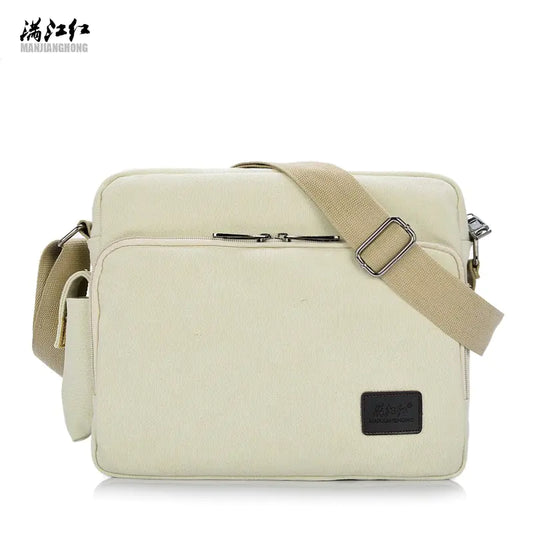 Vintage Canvas Crossbody Bag for Men