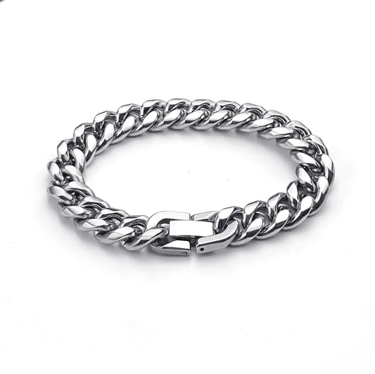 Linyx Fashionable Titanium Steel Cuban Bracelet (Single)