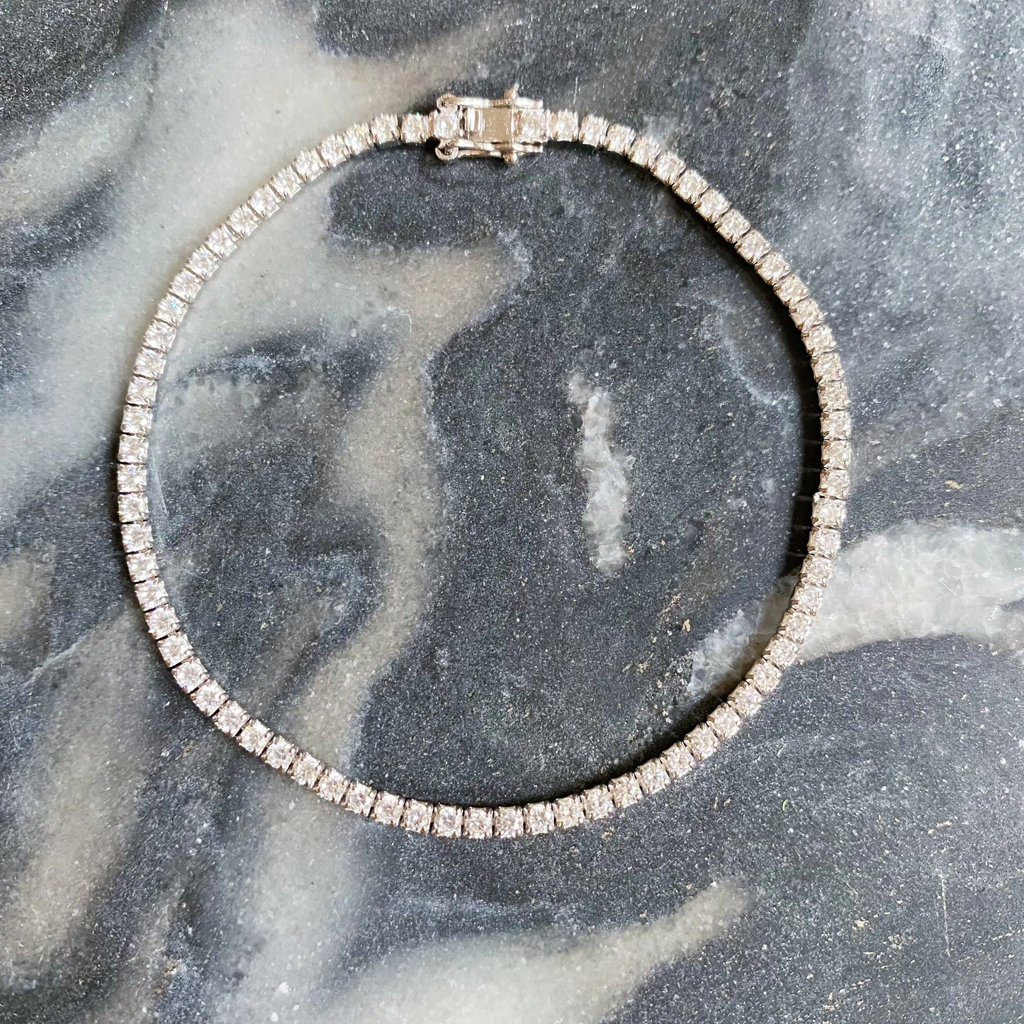 Elena Sterling Silver Tennis Bracelet
