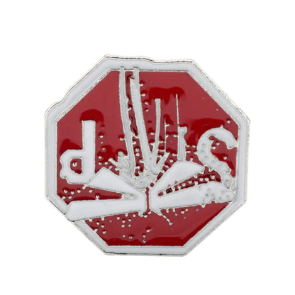 Rocket Ship Brooch Necklace Accessory