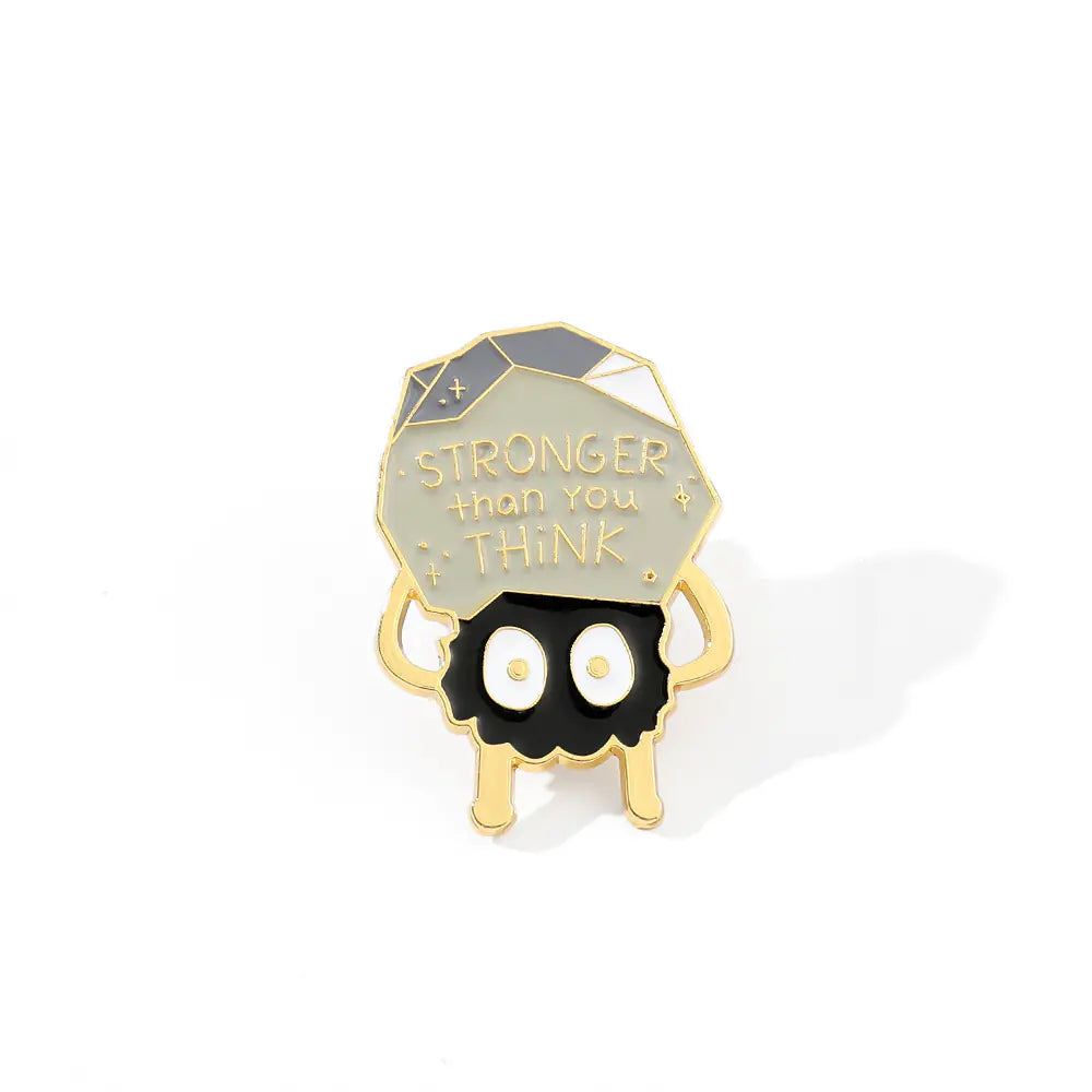 Spirited Away Brooch Set: No-Face & White Dragon