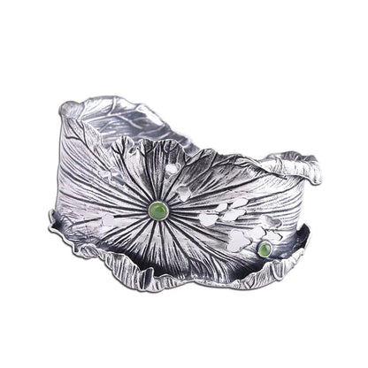 Lotus Leaf and Tian Jasper Bracelet