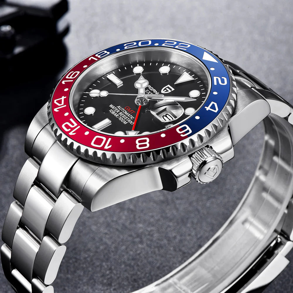 Calendar Luminous Men's Stainless Steel Watch