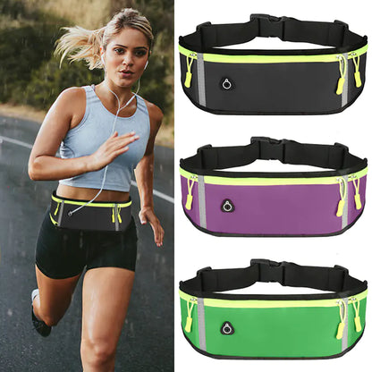 Reflective Waterproof Running Waist Bag for Men & Women