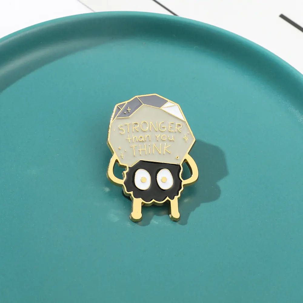 Spirited Away Brooch Set: No-Face & White Dragon
