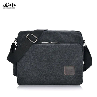 Vintage Canvas Crossbody Bag for Men