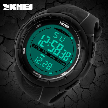 Men's Sports Electronic Watch - Trendy Dive Watch