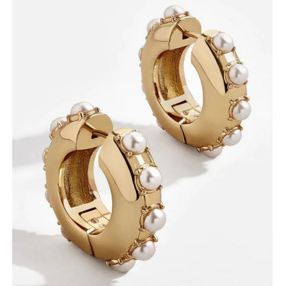 Ally Pearl Earrings - Elegant Luxury Jewelry | Aethel Adorn