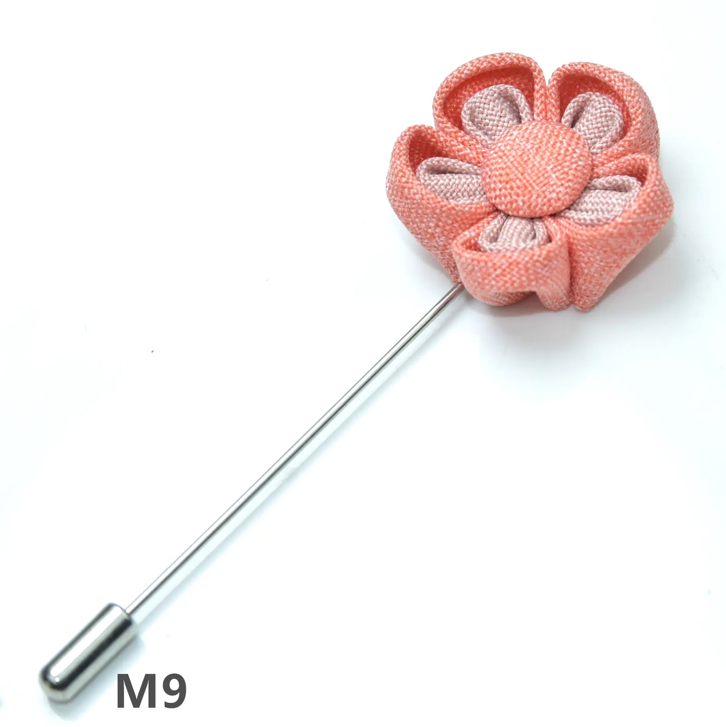 Floral Brooch for Hanfu - Two Color Petals Design