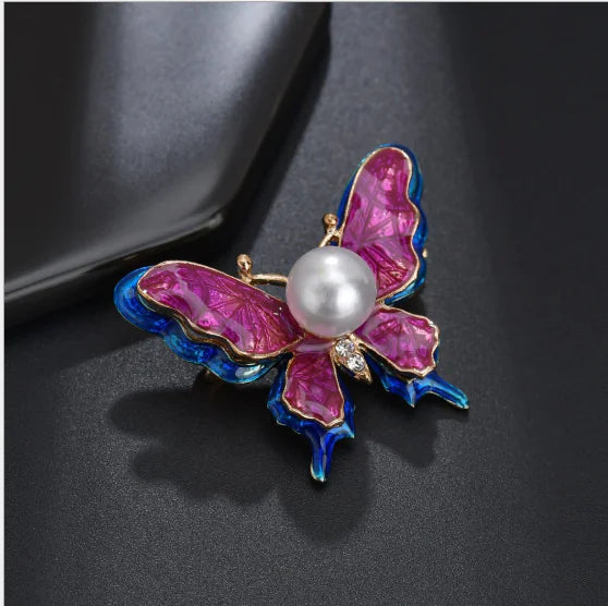 Alloy Butterfly Brooch Jewelry Accessory