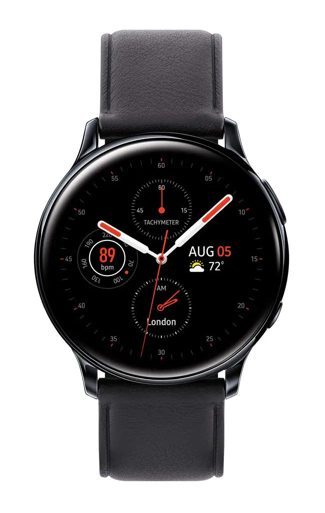 Samsung Galaxy Watch Active 2 (40mm GPS Bluetooth) Smart Watch with Advanced Health Monitoring Fitness Tracking and Long Lasting Battery Black SM-R830NZKCXAR (Renewed)