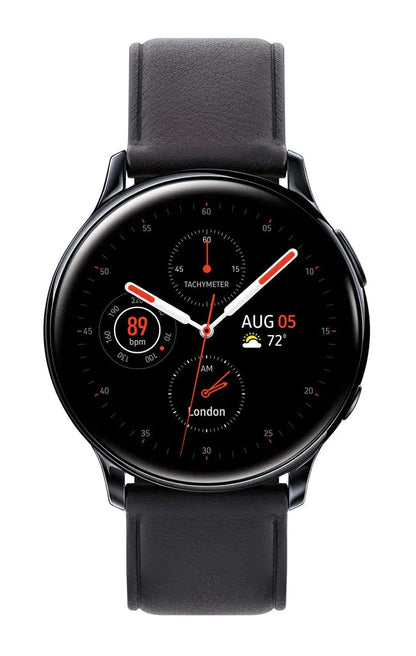 Samsung Galaxy Watch Active 2 (40mm GPS Bluetooth) Smart Watch with Advanced Health Monitoring Fitness Tracking and Long Lasting Battery Black SM-R830NZKCXAR (Renewed)