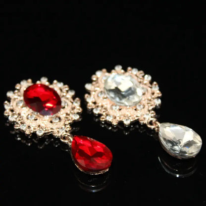 2020 Vintage Water Drop Glass Brooch Pin for Scarf