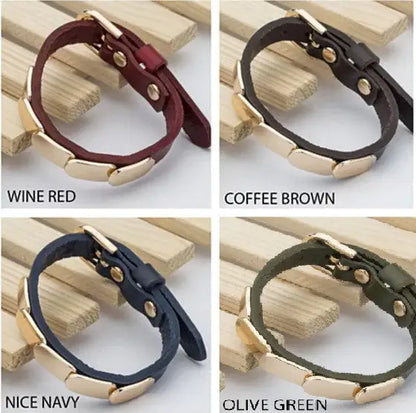 LinkBling Genuine Leather Bracelet