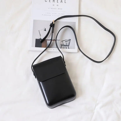 Retro Halterneck Mini Messenger Bag for Men & Women