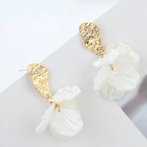 Layered Flower Earrings - Delicate Affordable Jewelry | Aethel Adorn
