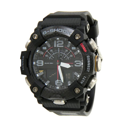 Casio Mens G-Shock Master of G Mudmaster Carbon Core Guard Quad Sensor Connected Grey Resin Watch GGB100-1A