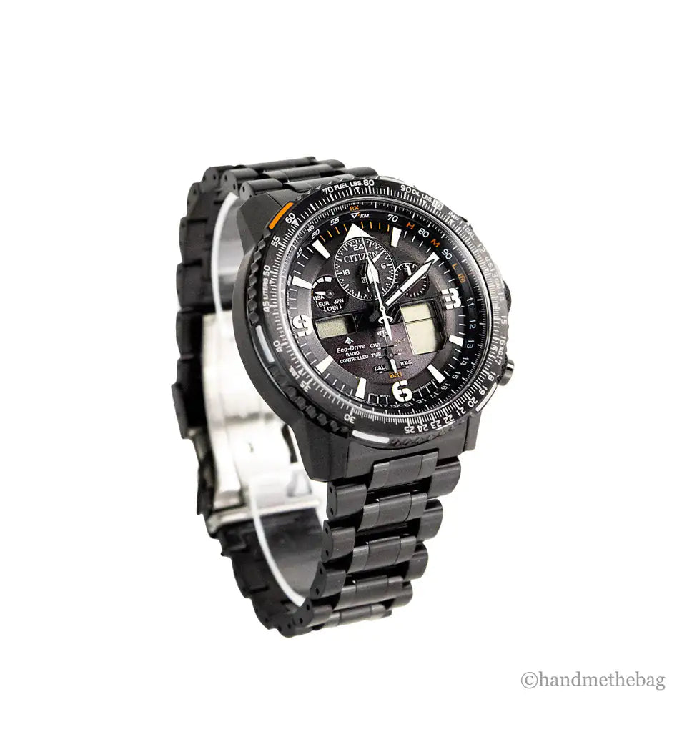Citizen Promaster Skyhawk Chrono Eco AT Black Stainless Steel Watch