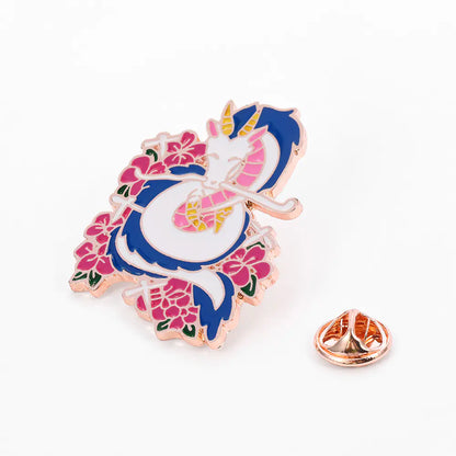 Spirited Away Brooch Set: No-Face & White Dragon