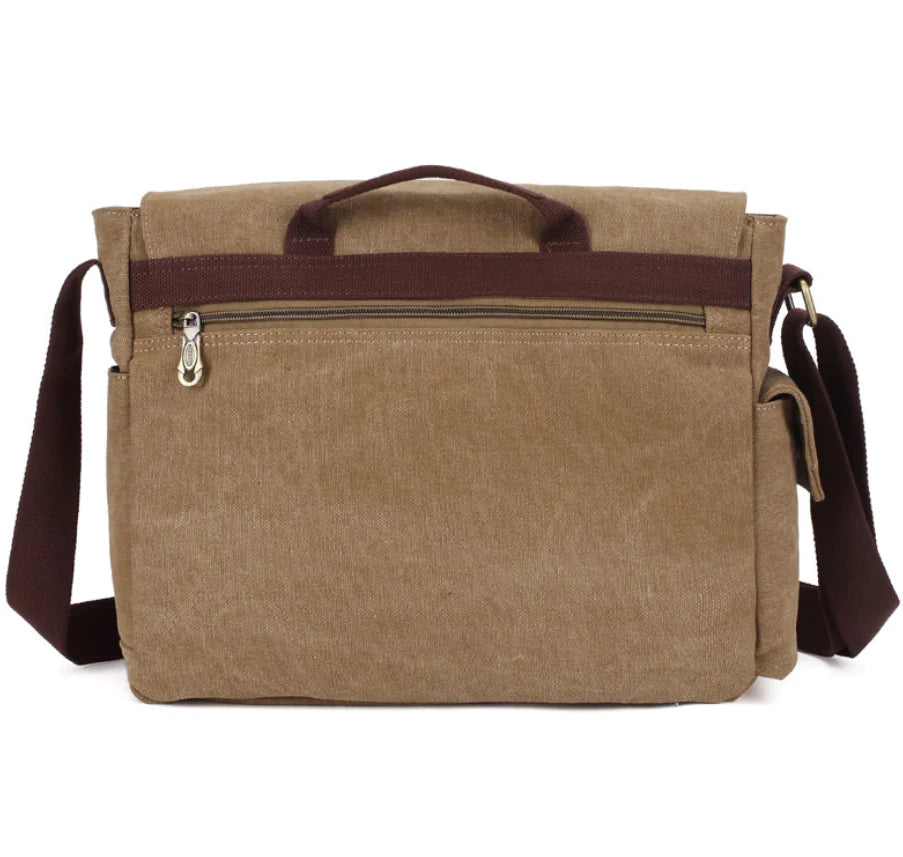 Retro Canvas Messenger Bag for Men - FG264